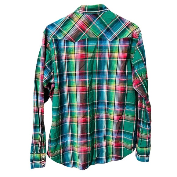 Polo by Ralph Lauren Men's Green Plaid Shirt Size M - Picture 3 of 7